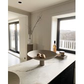 Huntonit proff vegg med Jotun Kalkmaling og Forestia Premium Ceiling hos Caroline Holm